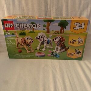 NIB Lego 3 in 1 Creator Adorable Dogs